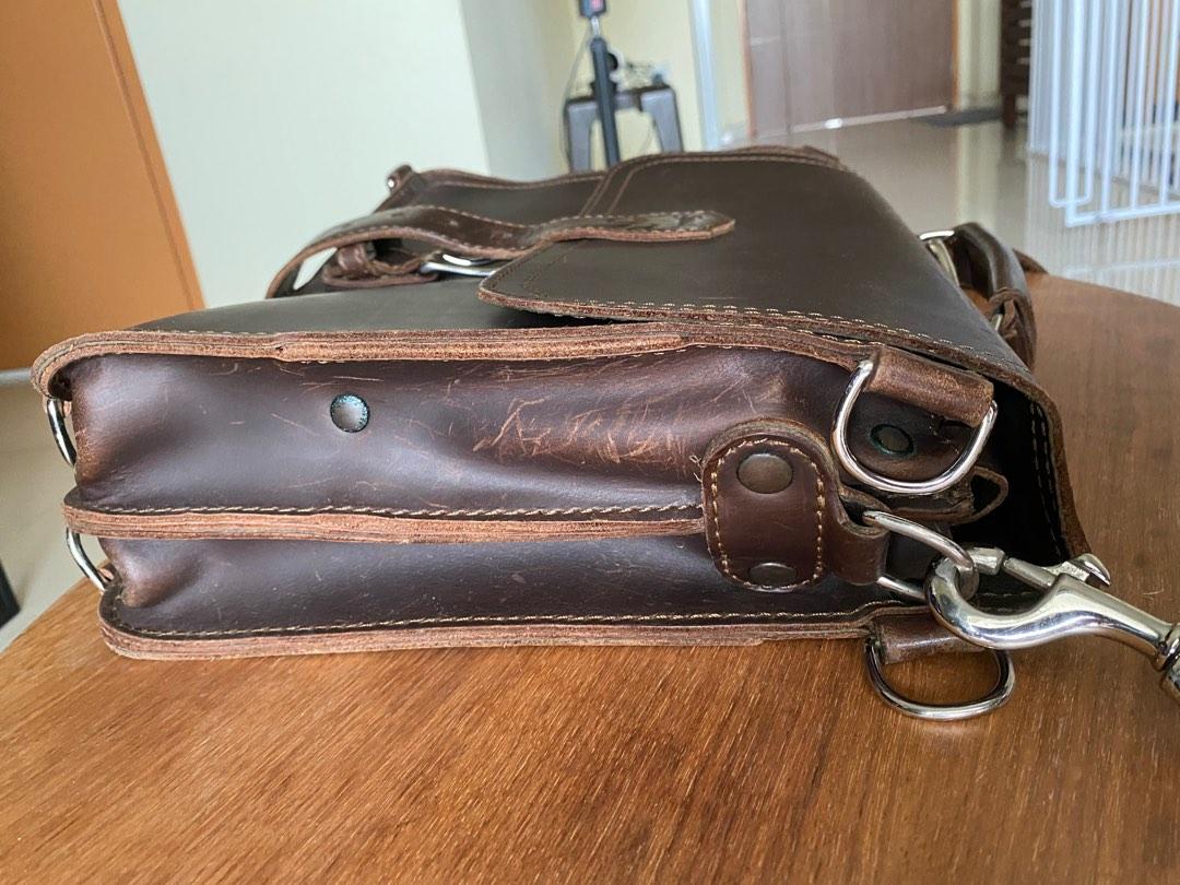 Saddleback leather briefcase / laptop bag / messenger bag, Luxury, Bags