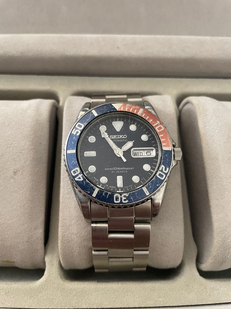 Montre Seiko SKX025 - Modèle Japon - Reconditionnée Par Le Vendeur - Unisexe Adulte