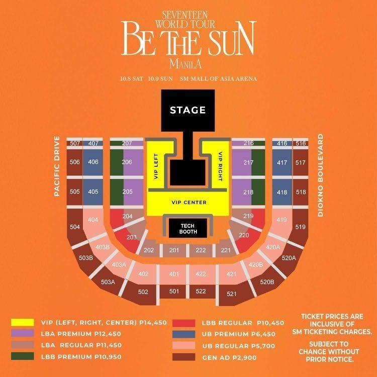 Seventeen Be The Sun Manila Concert, Tickets & Vouchers, Event Tickets