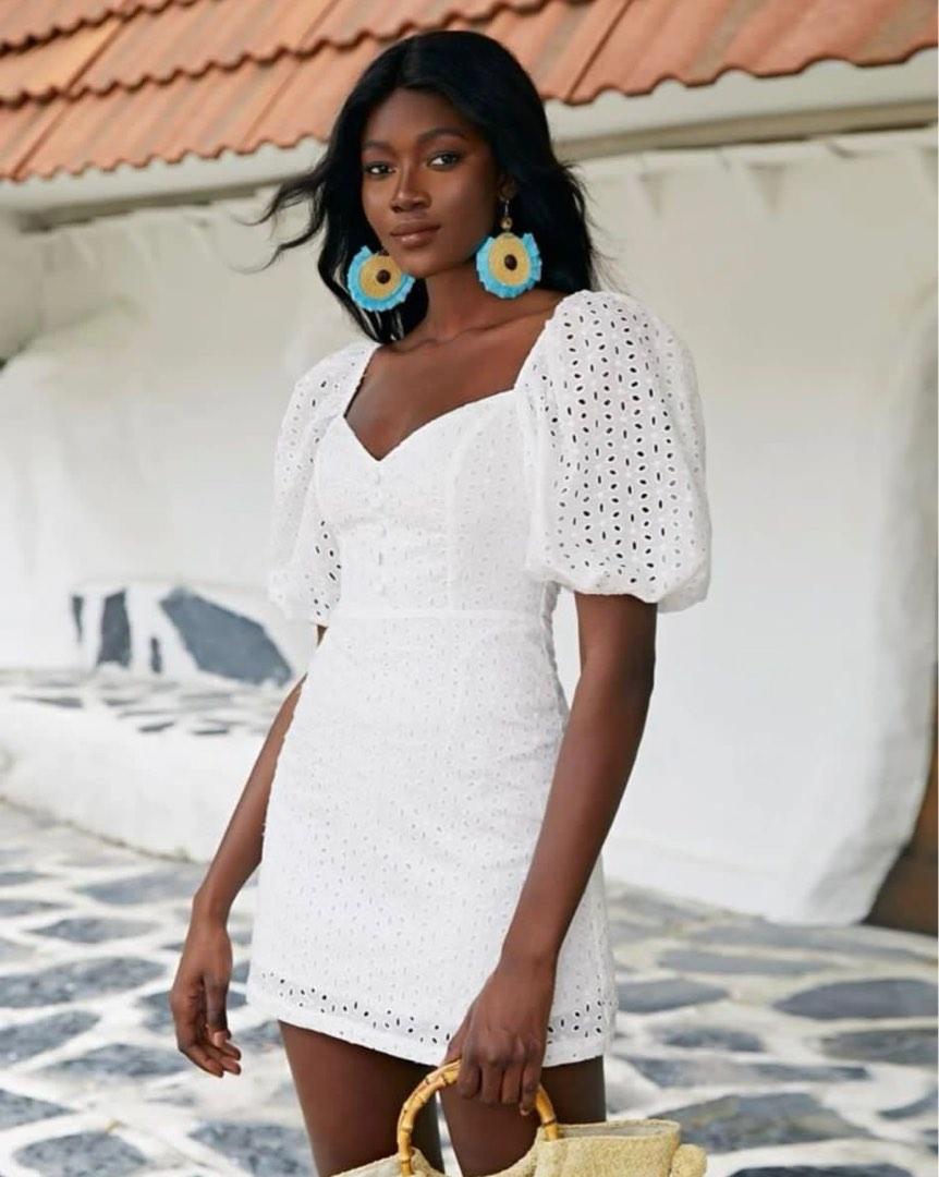 SHEIN White Dress Women s Fashion Dresses Sets Dresses on