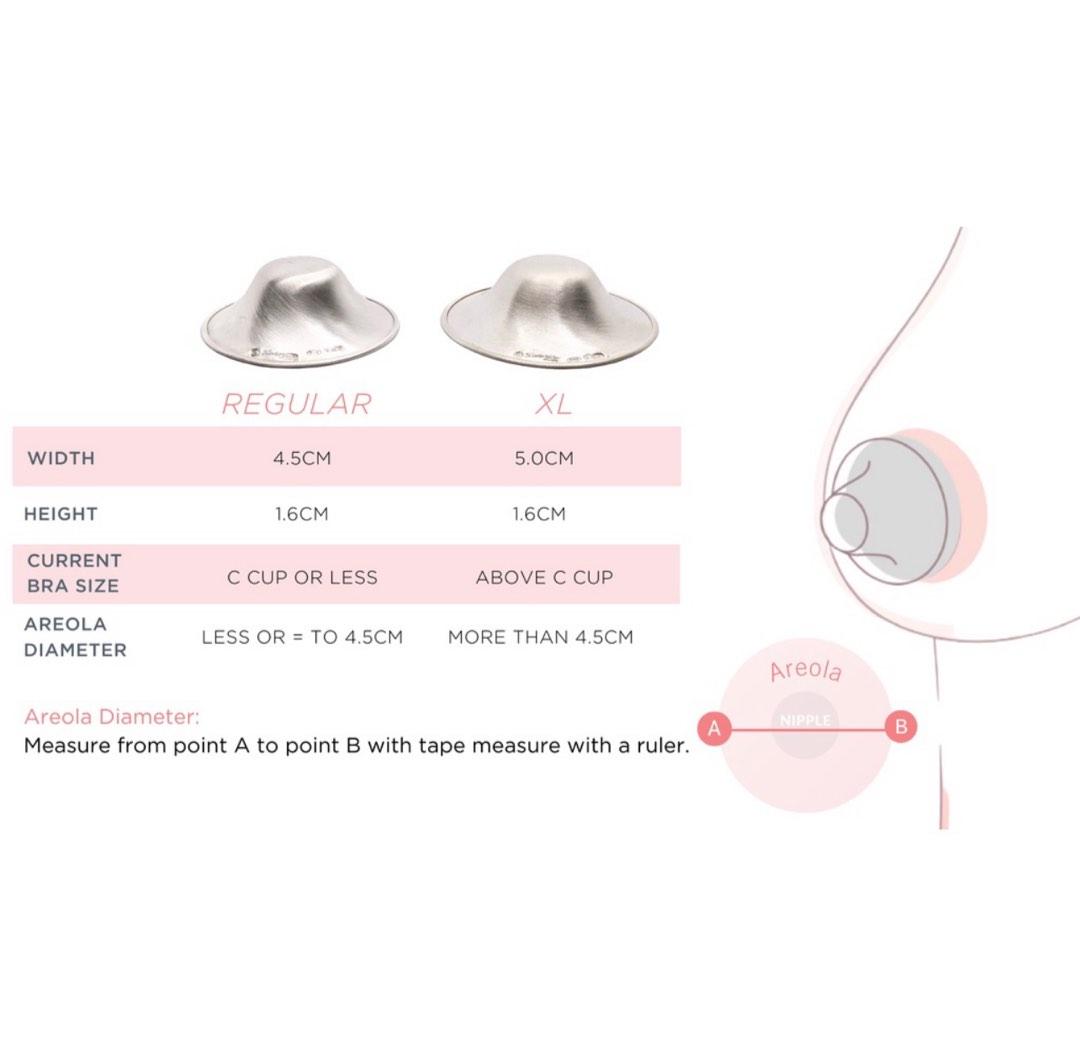 Silverette Nursing Nipple Cups XL (1 pair), Babies & Kids, Nursing