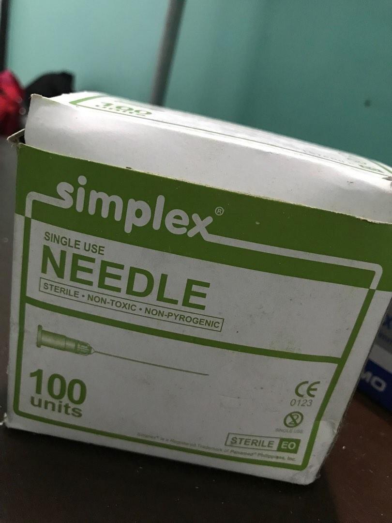 SIMPLEX Needle 30G x 1/2", Health & Nutrition, Medical Supplies & Tools ...