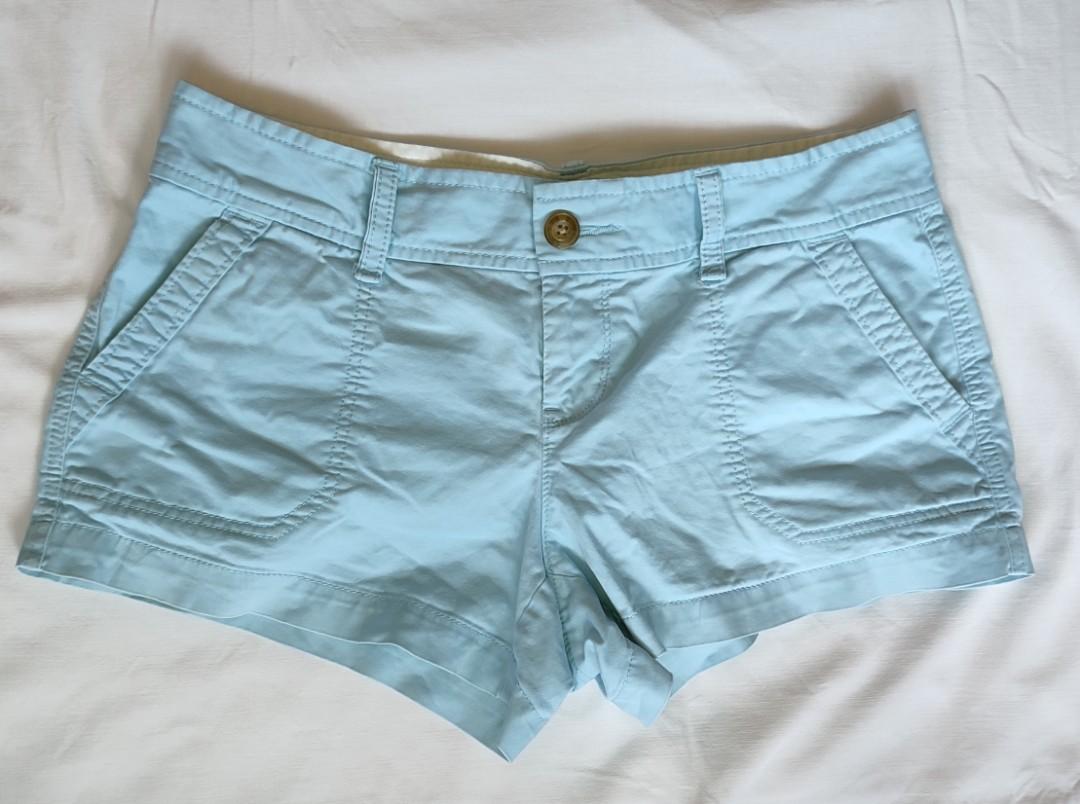 Sky Blue Shorts, Women's Fashion, Bottoms, Shorts on Carousell