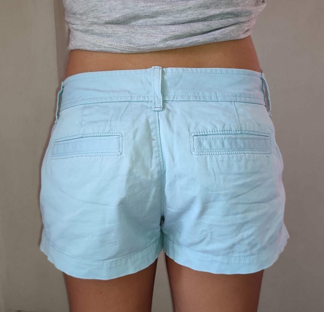 Sky Blue Shorts, Women's Fashion, Bottoms, Shorts on Carousell