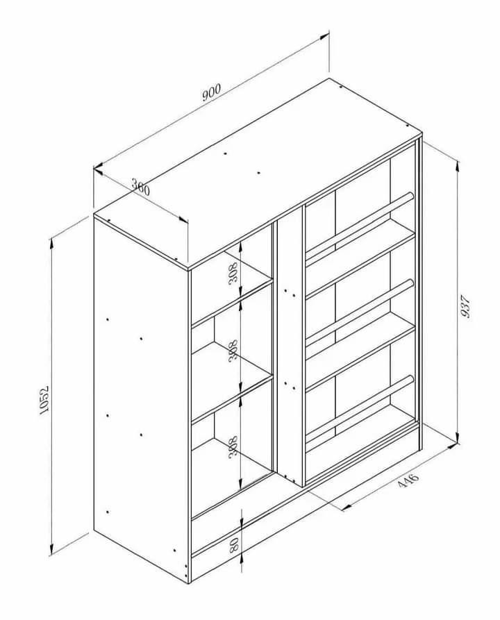 Sliding Door Book Rack Furniture & Home Living, Furniture