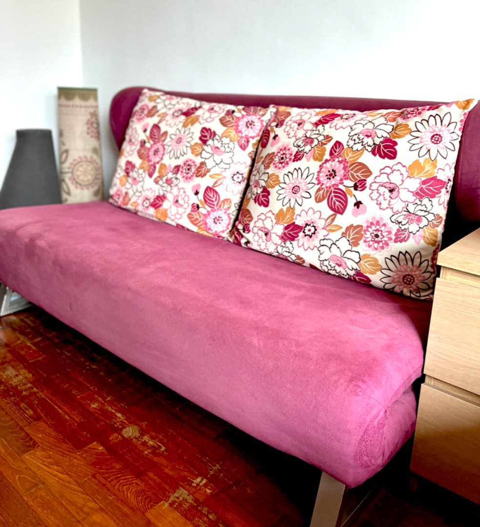 Small sofabed, Furniture & Home Living, Furniture, Sofas on Carousell