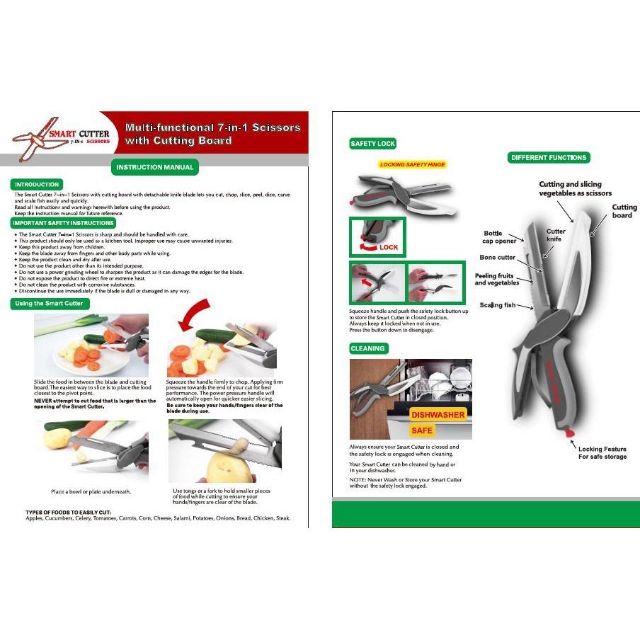 Smart Cutter 7-in-1 | Knife cutting board chopper slicer, Furniture ...