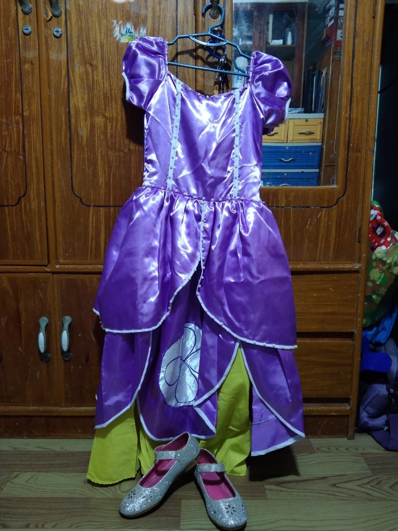 Sofia the First gown costume with free shoes Babies Kids