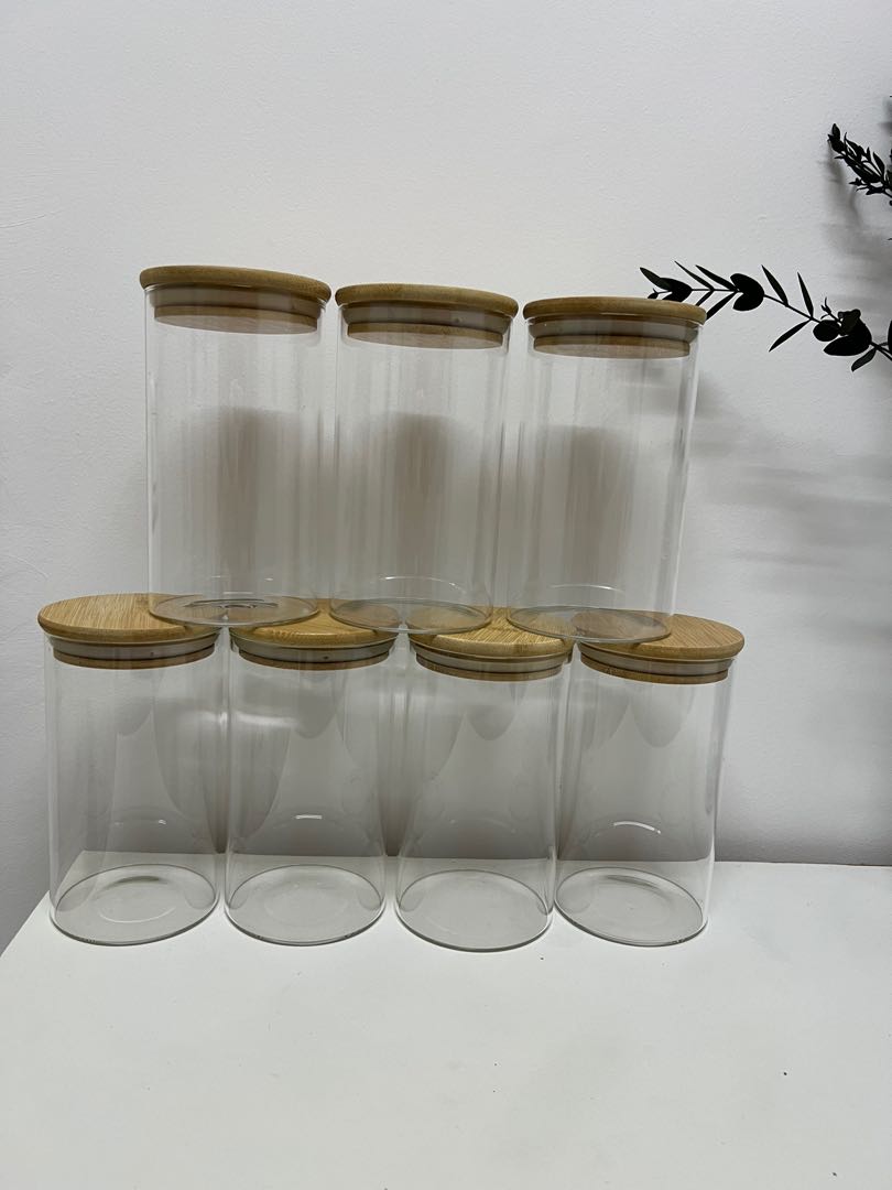 Spice glass jar, Furniture & Home Living, Kitchenware ...