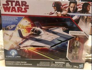Star Wars  The Last Jedi Force Link Resistance A-Wing Fighter & Pilot Tallie Vehicle