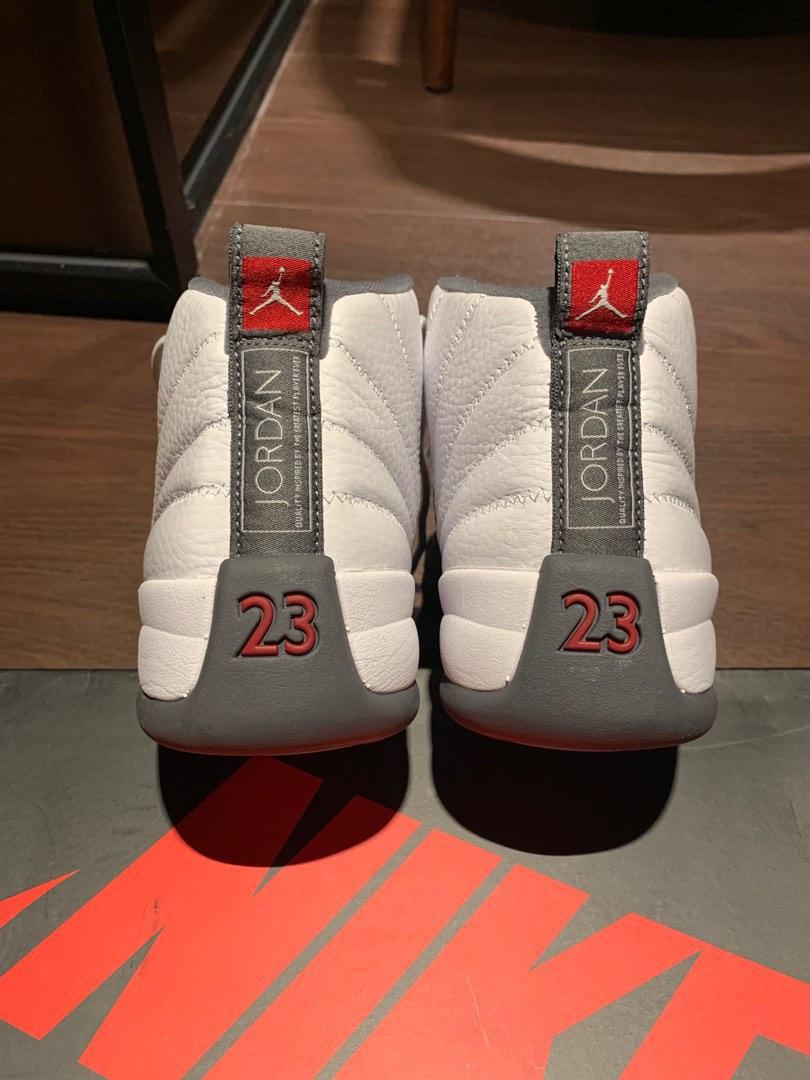 White and grey jordan 12 219 store