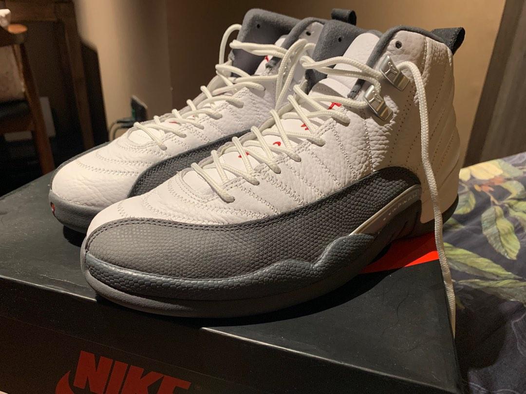 White and grey jordan 12 219 sale