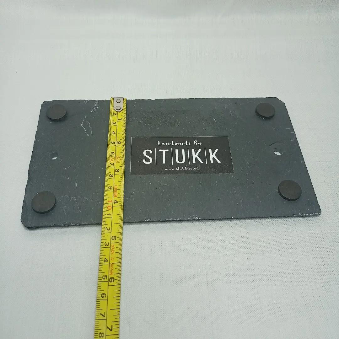 STONE SLATE HOUSE NUMBER (Category: Other Home Decor) located in Makati City. Submitted by nyxhemera26 (Listing ID 1181501807, Image 3). Description: STONE SLATE HOUSE NUMBER * WITH SMALL CHIP AT THE BOTTOM AS SEEN ON LAST PHOTO.
