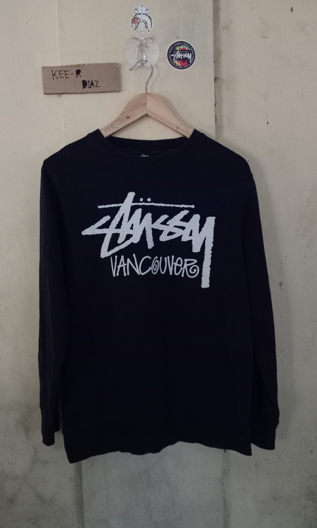 Stussy Vancouver Crewneck, Men's Fashion, Tops & Sets, Hoodies on Carousell