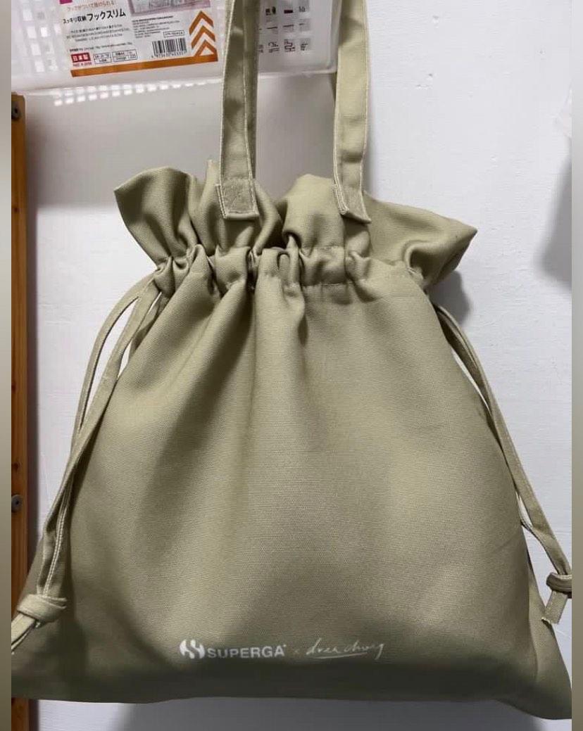 SUPERGA ANDREA CHONG with Drawstring bag Women s Fashion