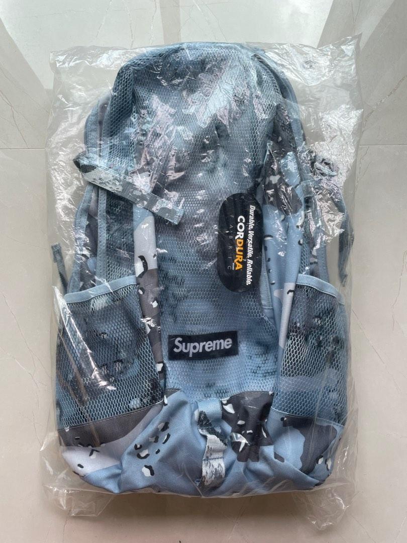 Supreme blue camo 2025 backpack