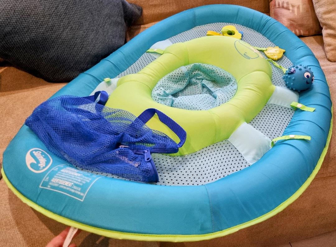 SwimWays Baby Spring Float with Canopy Inflatable Float for Children