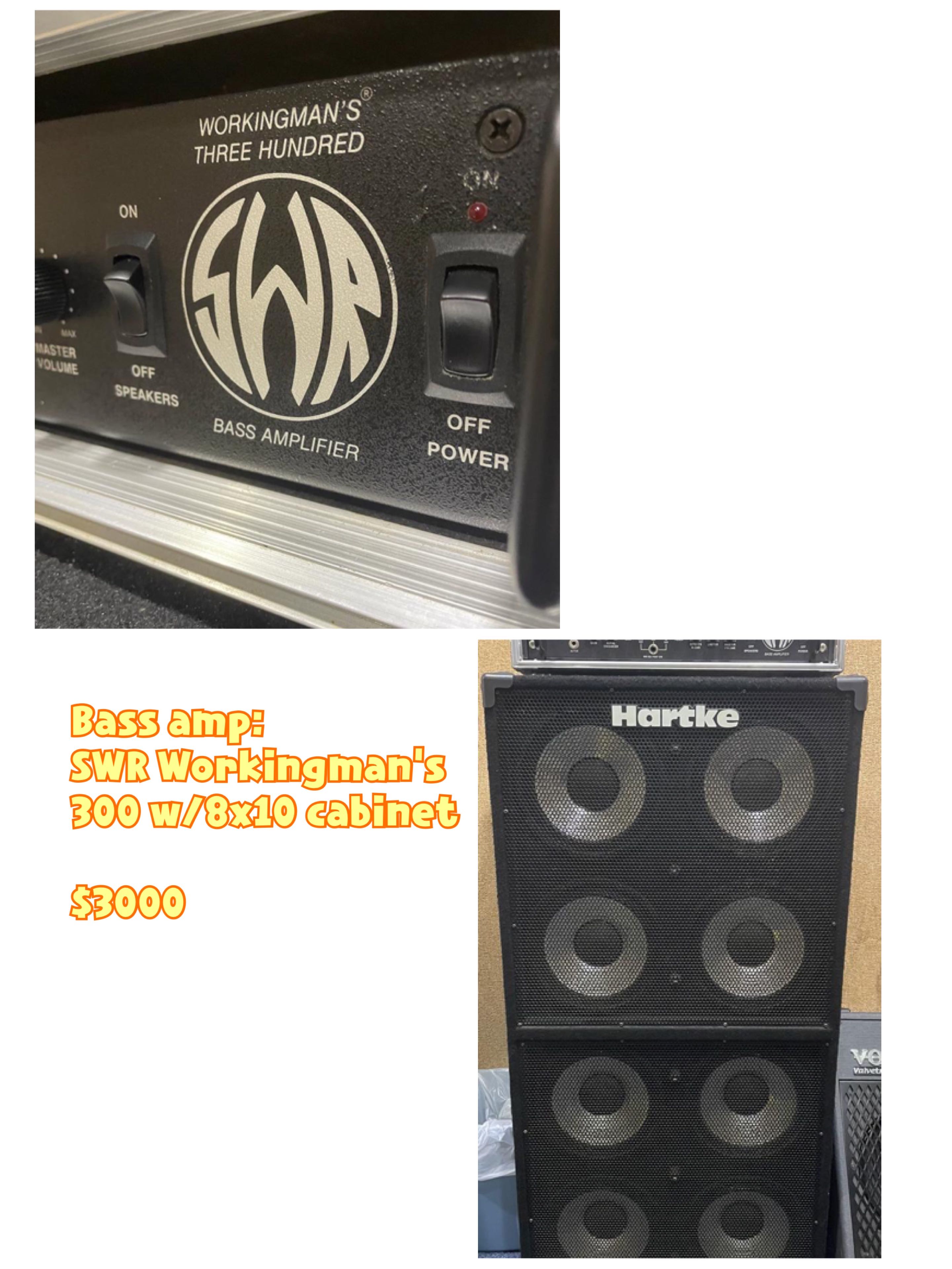 SWR Bass Amp, 音響器材, Soundbar、揚聲器、藍牙喇叭、耳擴 on Carousell