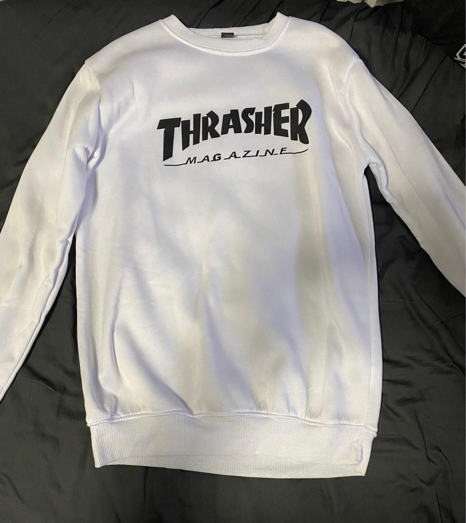 Thrasher Sweater WHITE