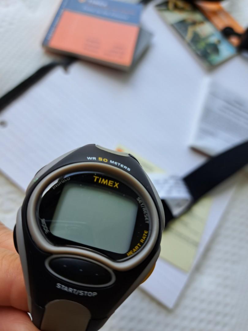 Timex heart rate monitor and watch, 運動產品, 其他運動配件 Carousell