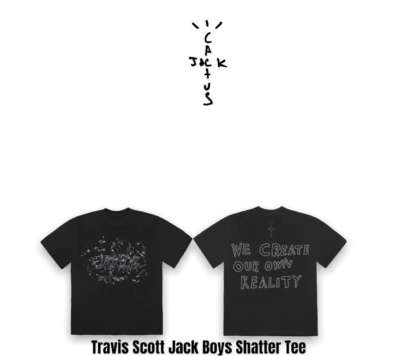 Tシャツ/カットソー(半袖/袖なし)トラヴィス・スコット jackboys shatter shirts シャツ M -  Tシャツ/カットソー(半袖/袖なし)