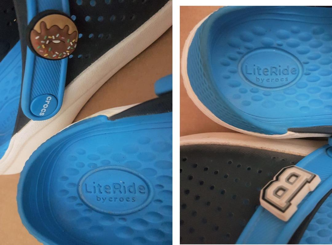 Trendy Crocs Designer Sandals USA Classic Clogs Sandals Exquisite LiteRide by Crocs Shoes Original Size J3 Junior 3 Limited Edition with 3