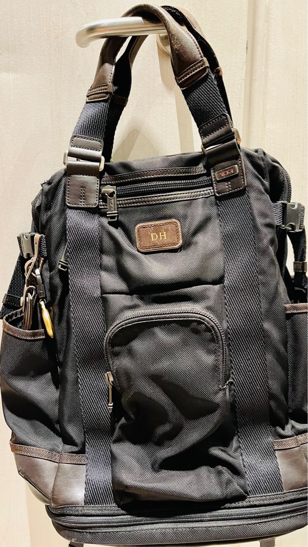 Tumi Alpha Bravo Lejeune Backpack Tote (Hickory), Women's Fashion, Bags ...