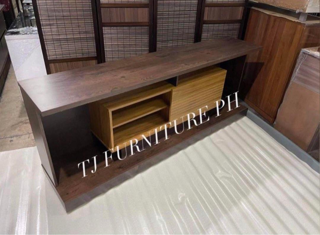 Tv Rack up to 65" inches (Category: TV Consoles) located in Quezon City. Submitted by tjfurnitureph (Listing ID 1083841183, Image 3). Description: Tv rack Model: NT1140- 192 Bancada Dimension: L 70" x D 14.9" x H 26.3" inches Material: Solid MDF laminated board Color: Coffee Brandnew Additional delivery charge‼️ Depending on the Location 📍 We Accept Cash on delivery 🚚 Or Payment via Gcash Or BPI 💸 Pm us for more inquiries. .