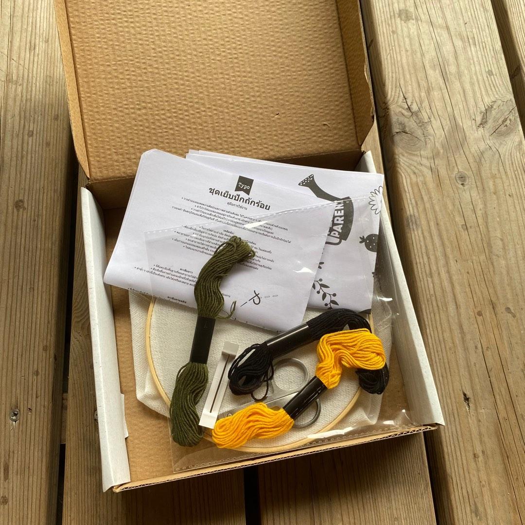 Typo embroidery kit, Hobbies & Toys, Stationery & Craft, Handmade Craft