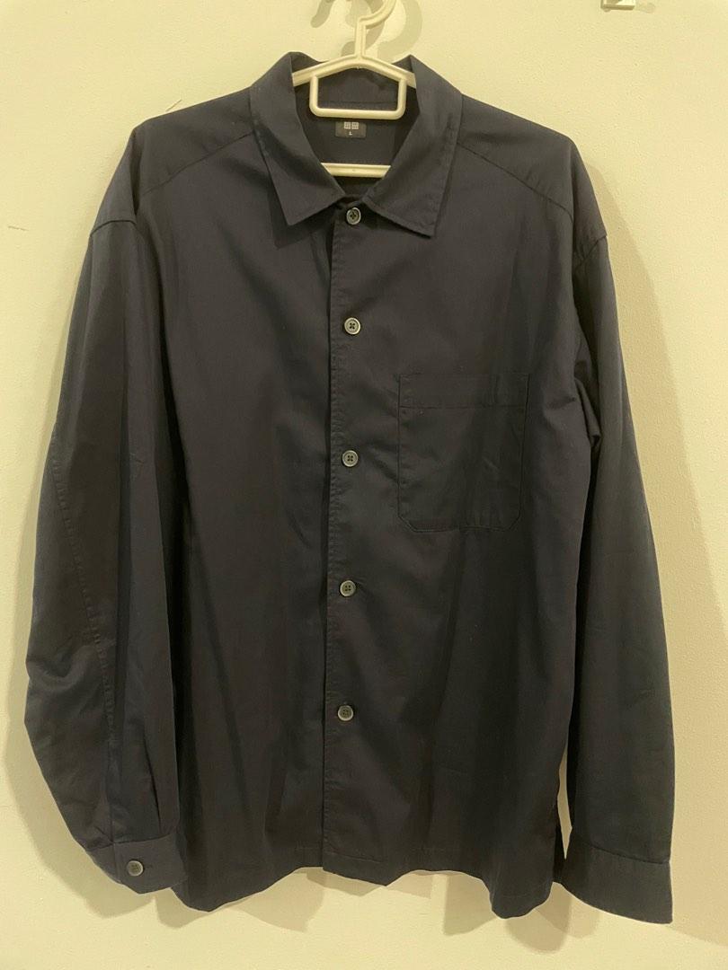 EXTRA FINE COTTON TWILL OVERSIZED LONG SLEEVE SHIRT