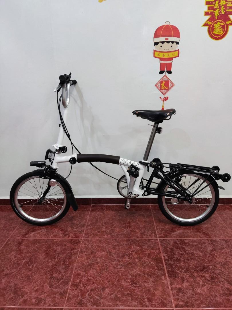 Used brompton folding bike deals