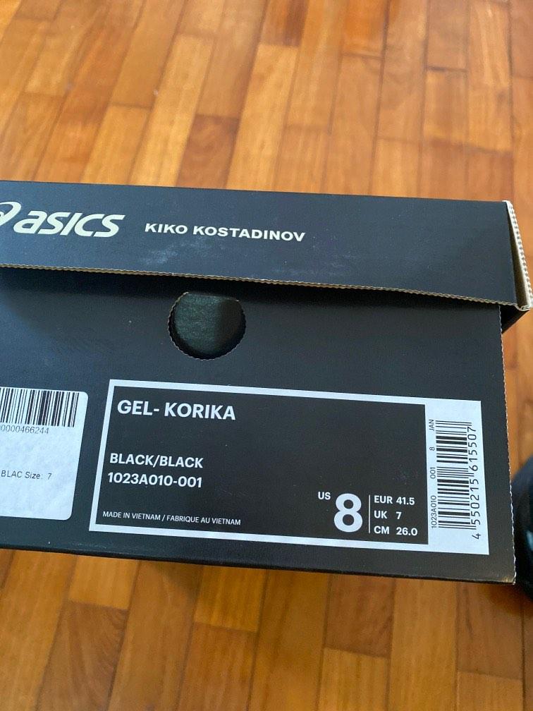 asics gel korika black