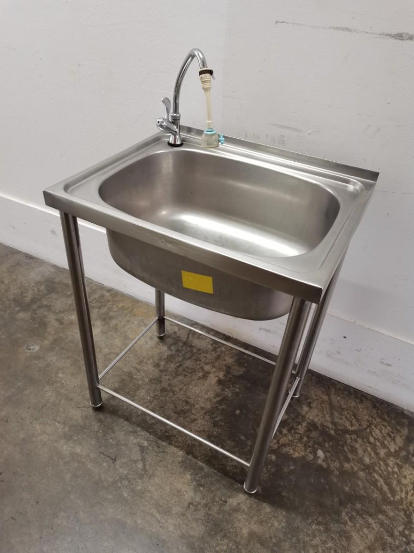 Used stainless steel sink, Furniture &amp; Home Living, Bathroom &amp; Kitchen ...