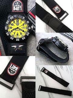 VELCRO HOOK and LOOP NYLON STRAP FOR LUMINOX WATCH