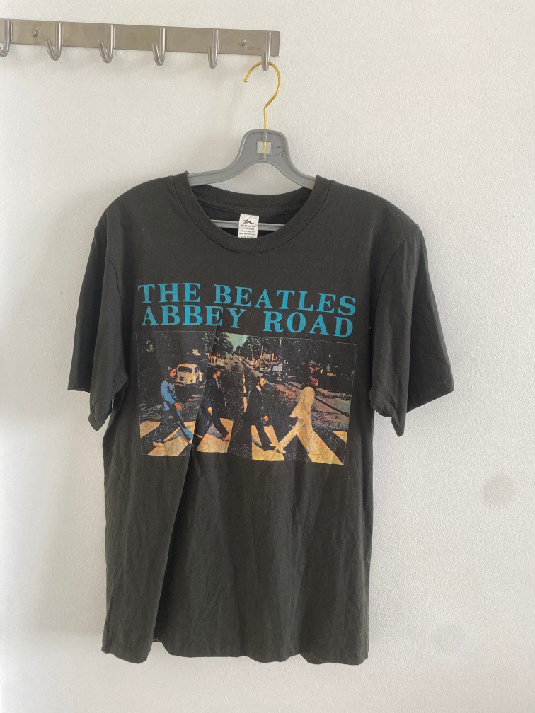 T-shirt Abbey Road Beatles Homme - Lot De 1, Couleurs Noir/bleu/blanc, Tailles S à XXL, Licence Officielle