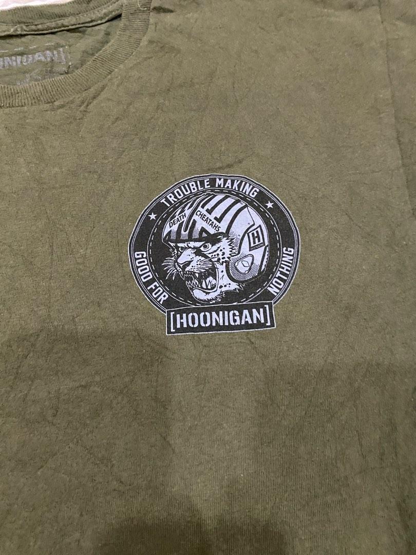 Vintage Hoonigan Tshirt (Category: Tshirts & Polo Shirts) located in Singapore. Submitted by maymaymayyy (Listing ID 1181375885, Image 3). Description: Terms & Conditions • Once sold no refunds/exchange • Please understand that vintage clothing tend to be in a non perfect / good condition due to it’s history • Free mailing for every $50 purchase! Do join our Telegram channel for the latest updates https://t.me/+C0-LlJIPSJ83YmM9 Instagram: @unload