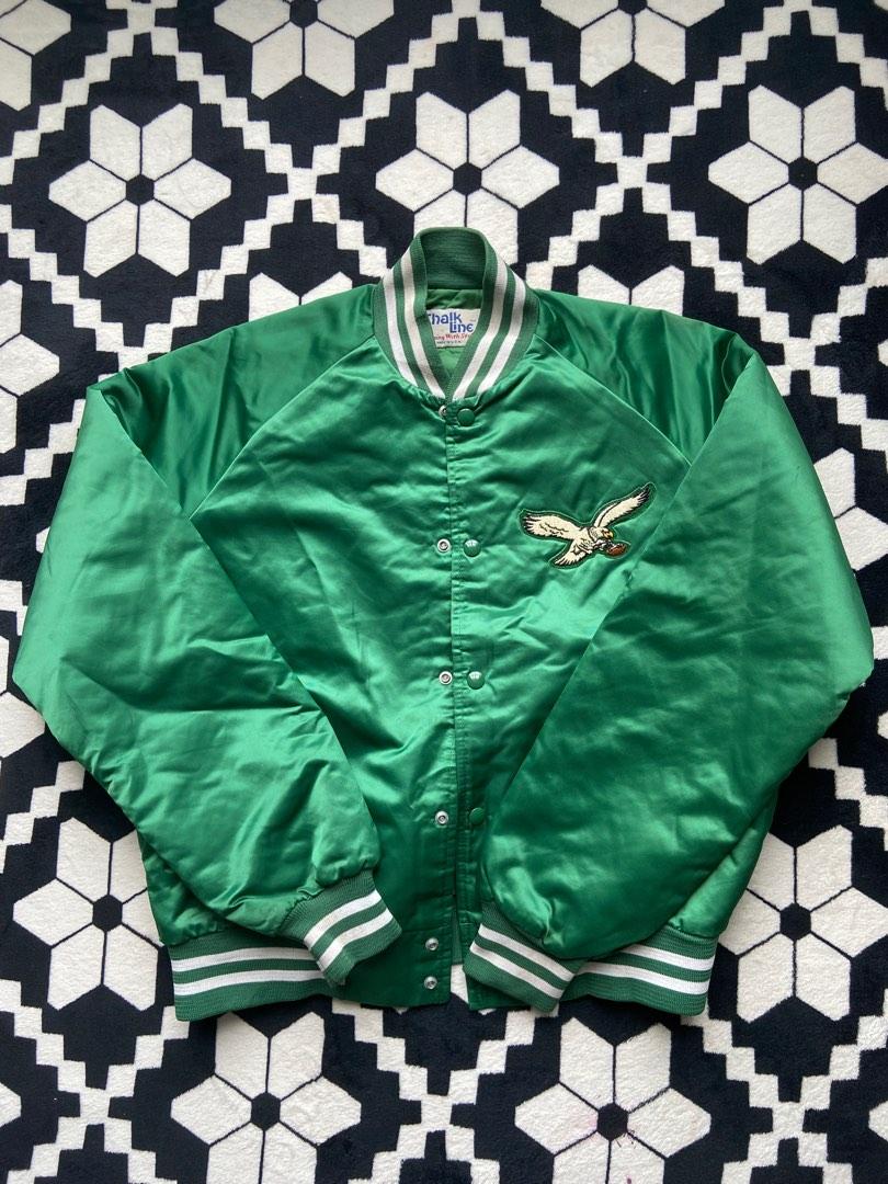 Vintage Philadelphia Eagles Chalkline Varsity Satin Jacket Men s