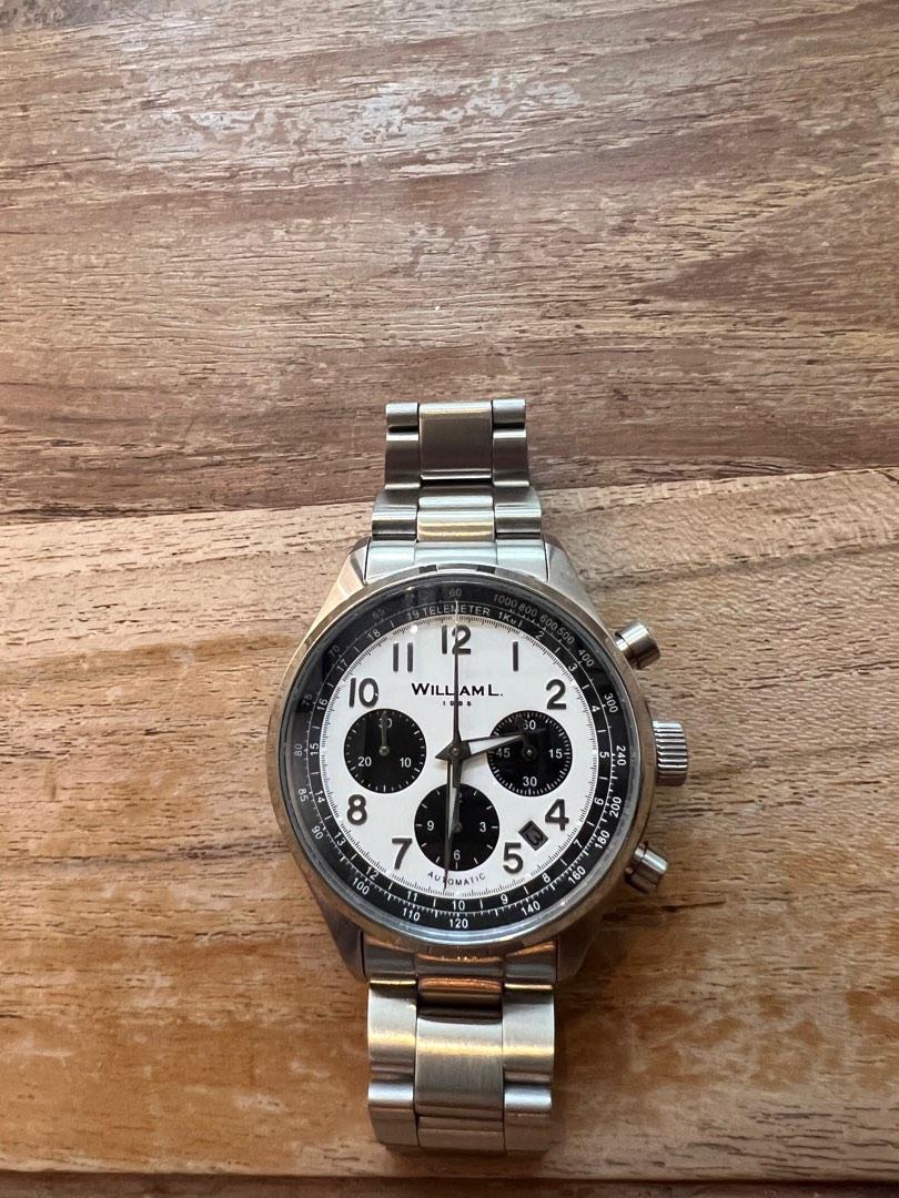 William L panda chronograph Full Set Price Drop Luxury Watches