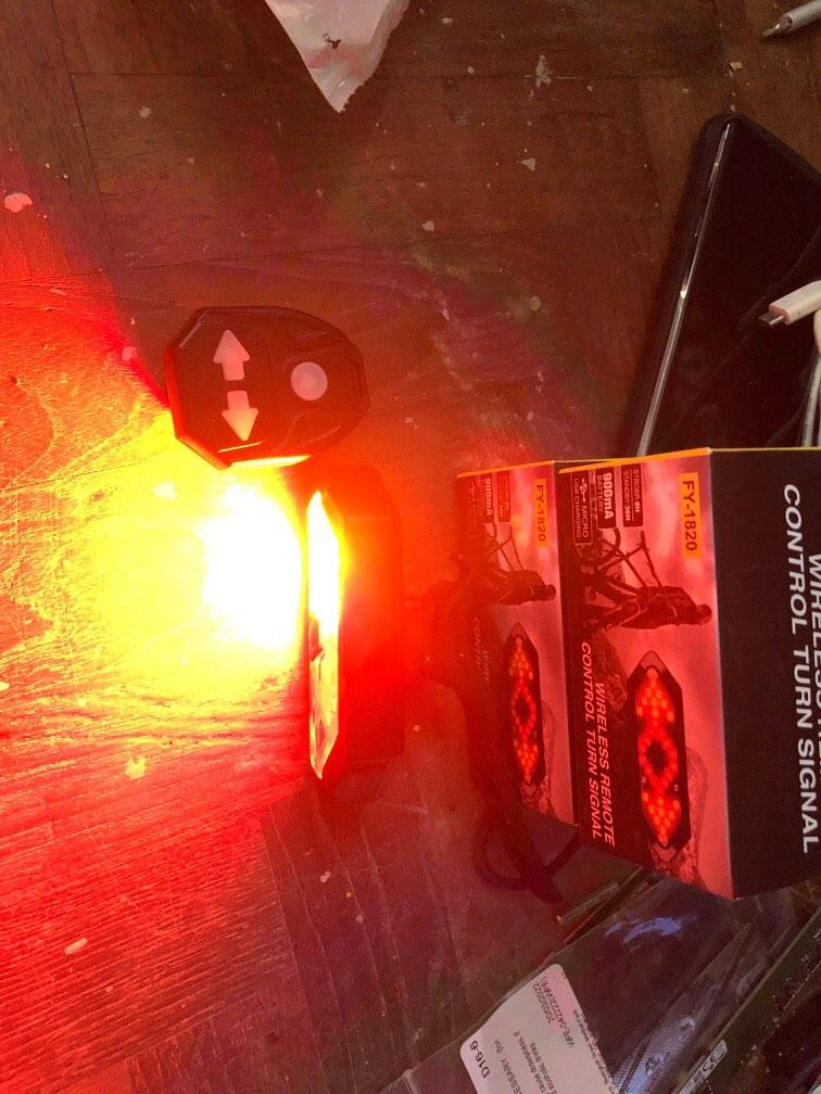 Wireless remote turn signal, Sports Equipment, Bicycles & Parts, Parts ...