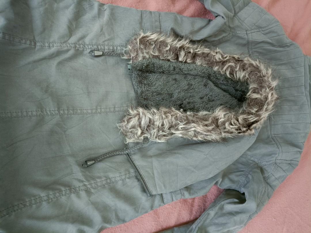 Ladder creek high pile parka top