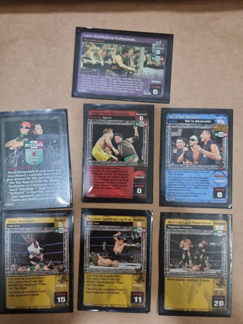 WWE Mexicools Master Set, Hobbies & Toys, Toys & Games on Carousell