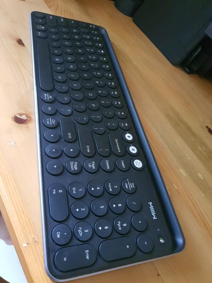 Xiaomi MIIIW wireless keyboard dual mode, Elektronik, Bagian Komputer ...