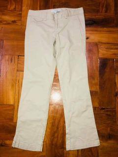 ZARA BASIC cream cotton 3/4 pants S4