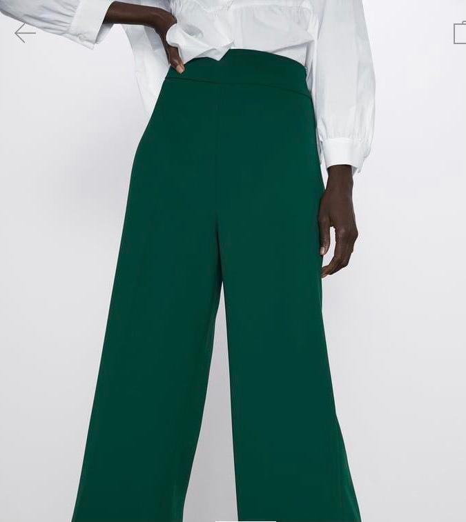 Zara High Waist Palazzo Pants, Women's Fashion, Bottoms, Other Bottoms on  Carousell