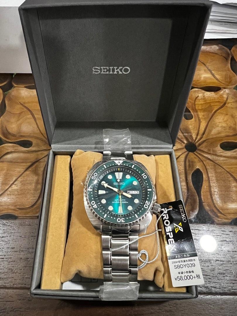 100%) SEIKO TURTLE GREEN SBDY039 (LIMITED EDT ), Luxury, Watches on  Carousell