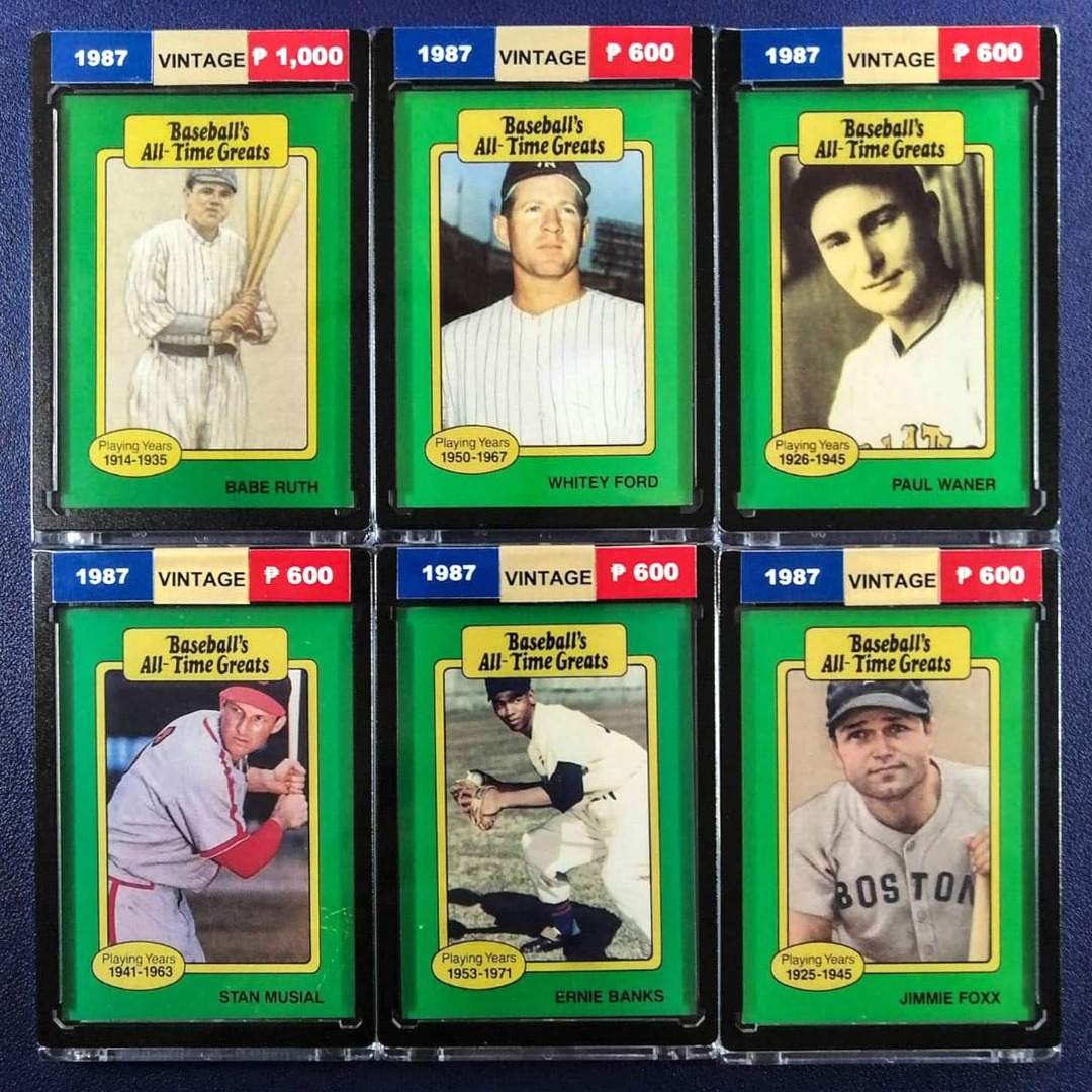 1987 Vintage Baseball MLB Cards with Free Case, Hobbies & Toys