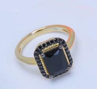 2.6 Black Onyx 925 Silver Ring