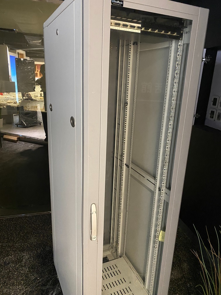 42u 60x90x205cm austin huges glass door server rack 風扇 前後有門 伺服器機櫃 層板 ...