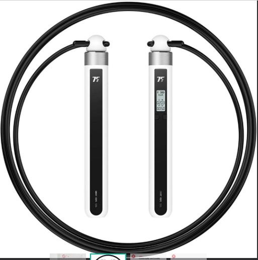 75 派 Digital Skipping Rope T20L White, Sports Equipment, Exercise