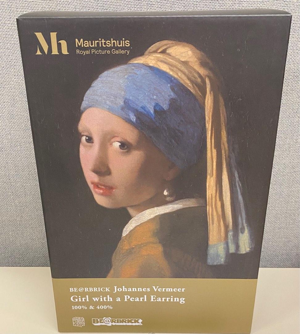 放全新現貨bearbrick Johannes Vermeer [Girl with a Pearl Earring